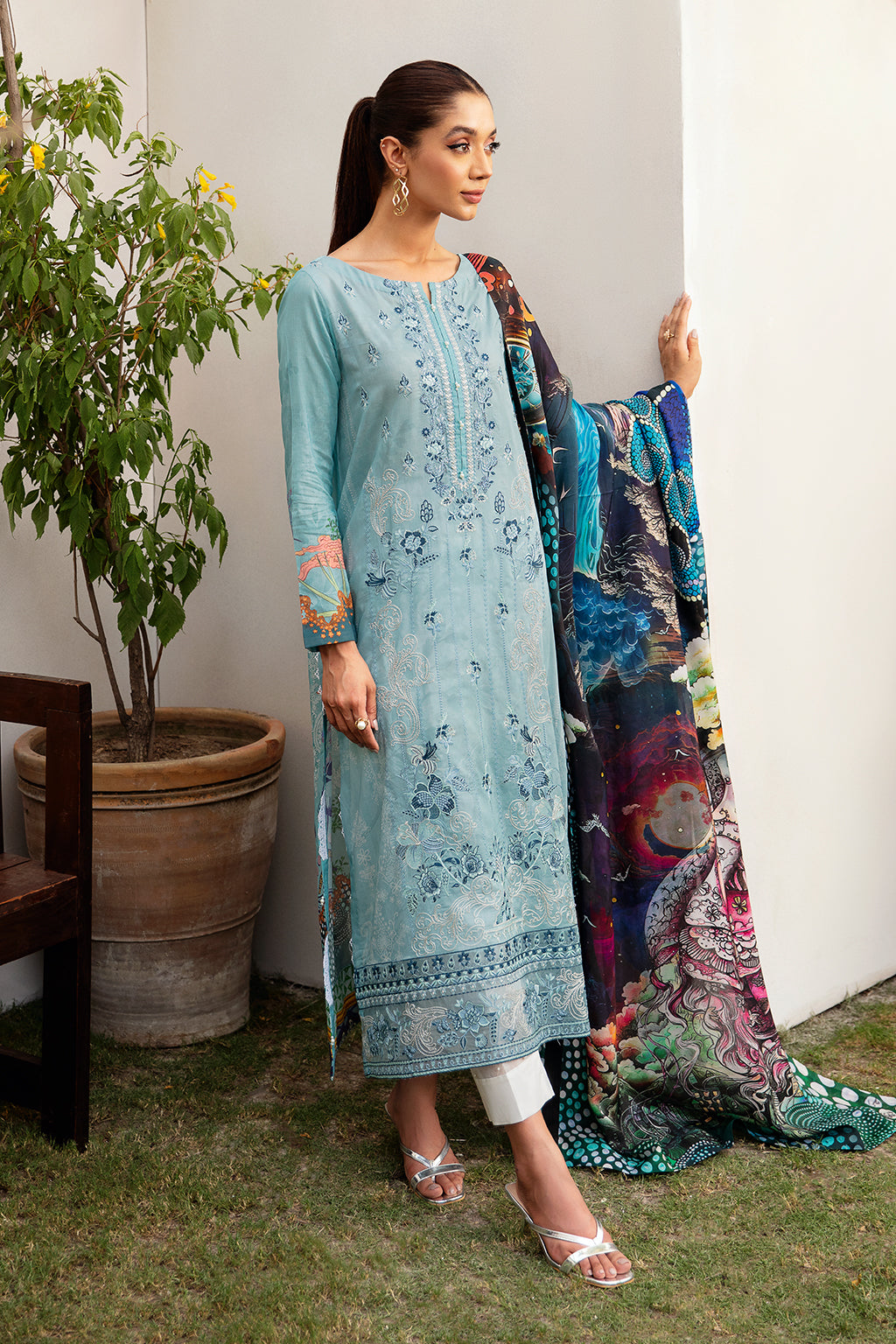 Ramsha | Luxury Lawn 24 | L-1203 - Official Ramsha stockist in UK - Sakeena London