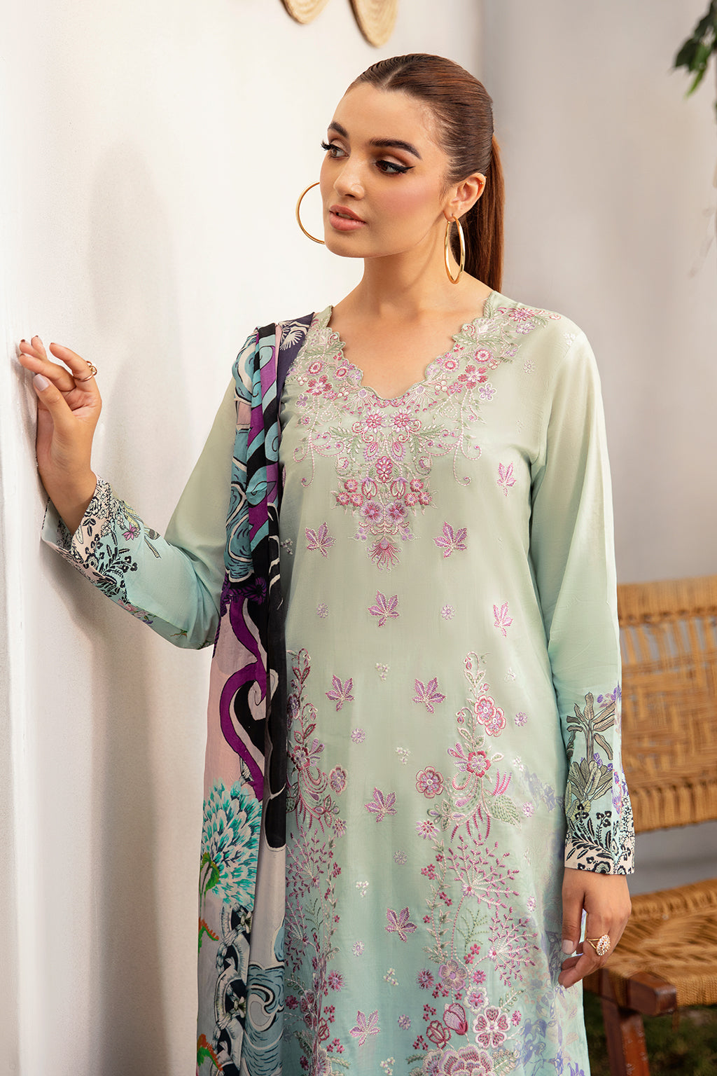 Ramsha | Luxury Lawn 24 | L-1206 - Official Ramsha stockist in UK - Sakeena London