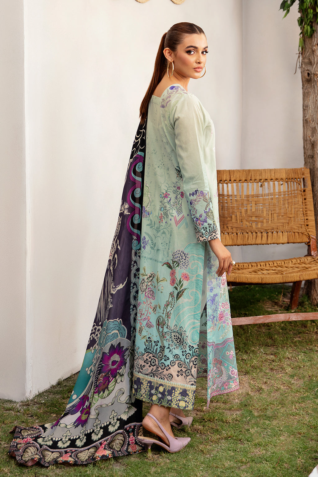 Ramsha | Luxury Lawn 24 | L-1206 - Official Ramsha stockist in UK - Sakeena London
