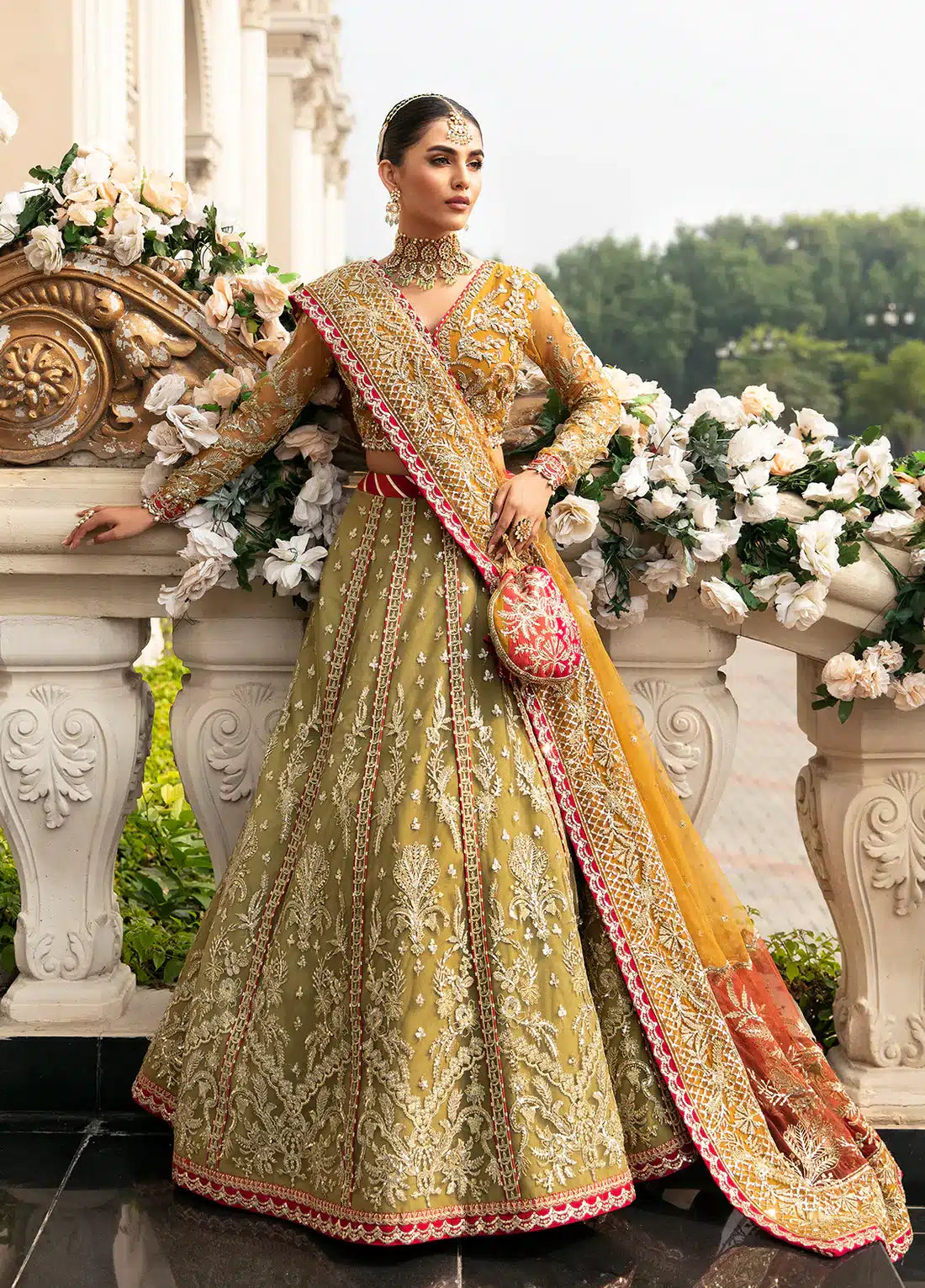 Gulaal | Wedding Collection 23 | DIYA (GL-WU-23V1-01) - Official Gulaal stockist in UK - Sakeena London