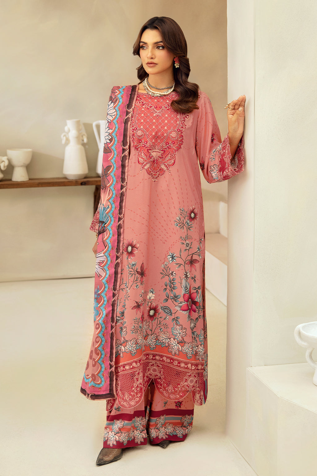 Ramsha | Riwaj Viscose | J-410 - Official Ramsha stockist in UK - Sakeena London