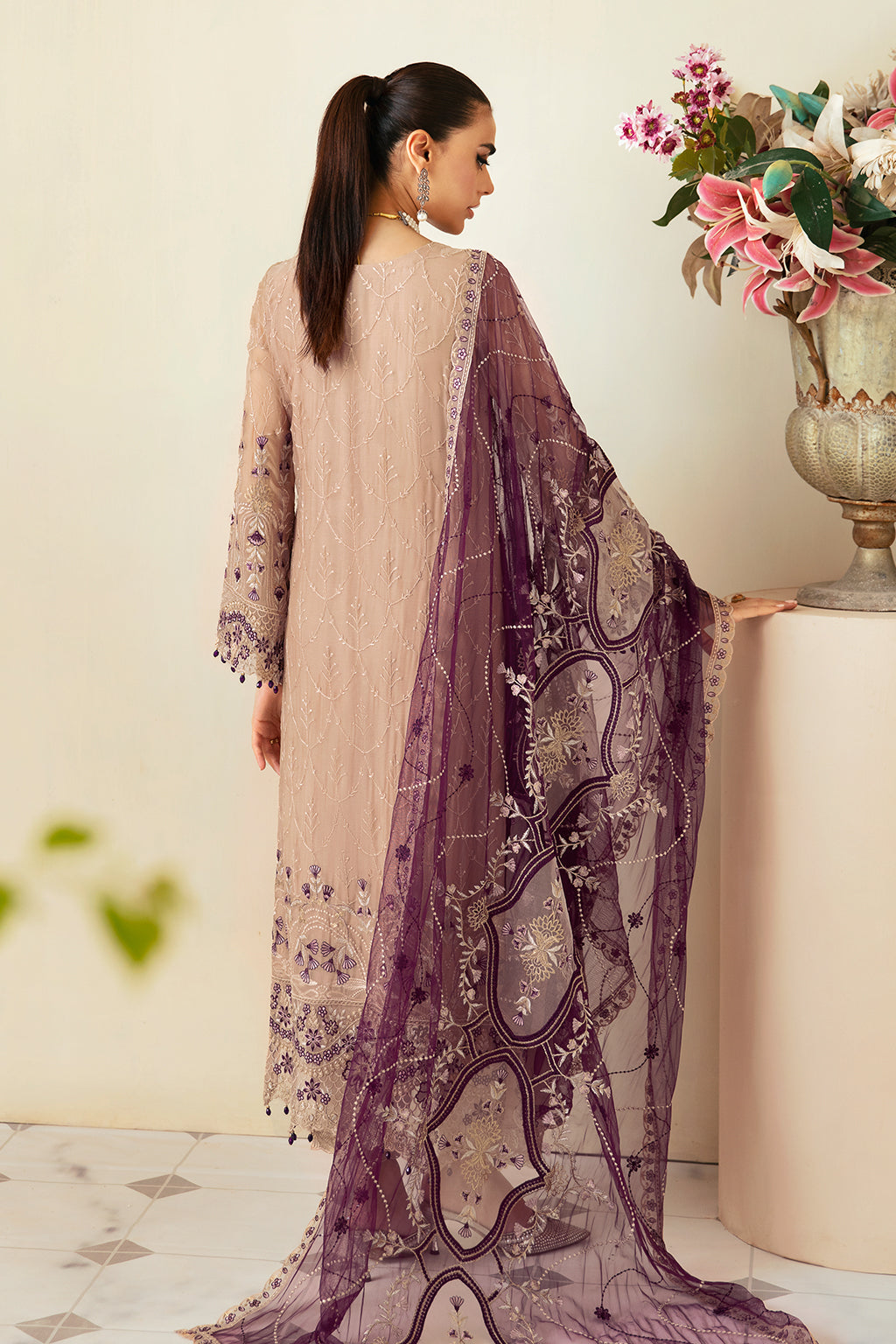 Ramsha | Dastoor Chiffon | P-106 - Official Ramsha stockist in UK - Sakeena London