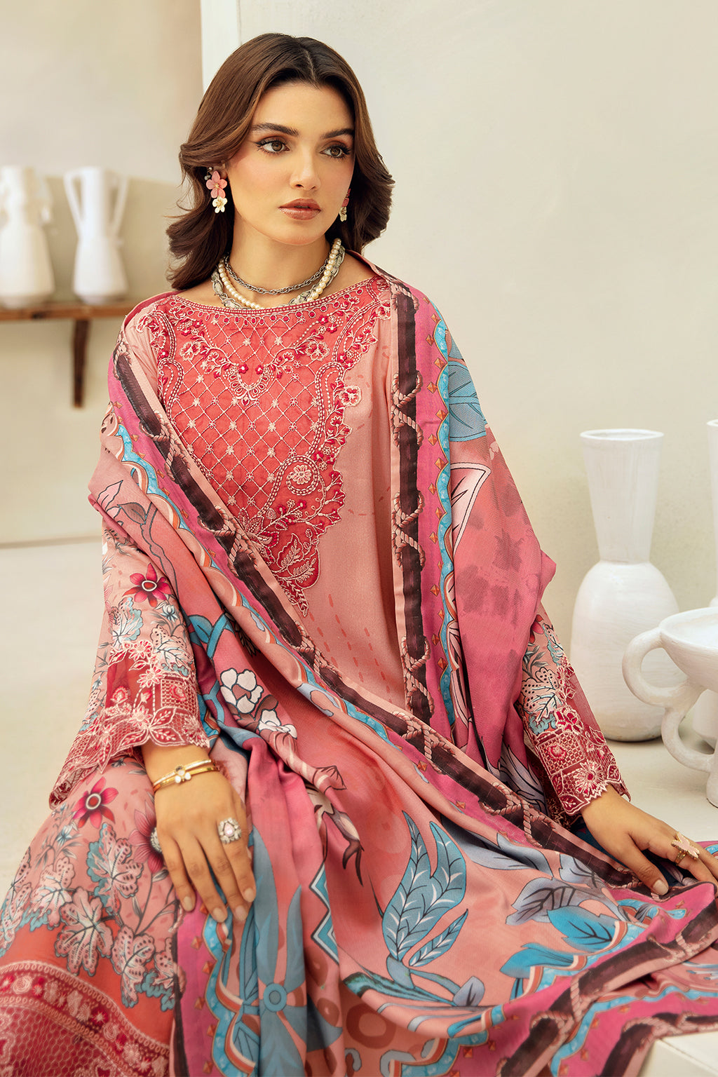 Ramsha | Riwaj Viscose | J-410 - Official Ramsha stockist in UK - Sakeena London