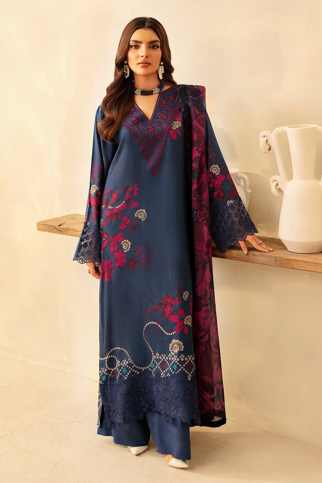 Ramsha | Riwaj Viscose | J-406 - Official Ramsha stockist in UK - Sakeena London