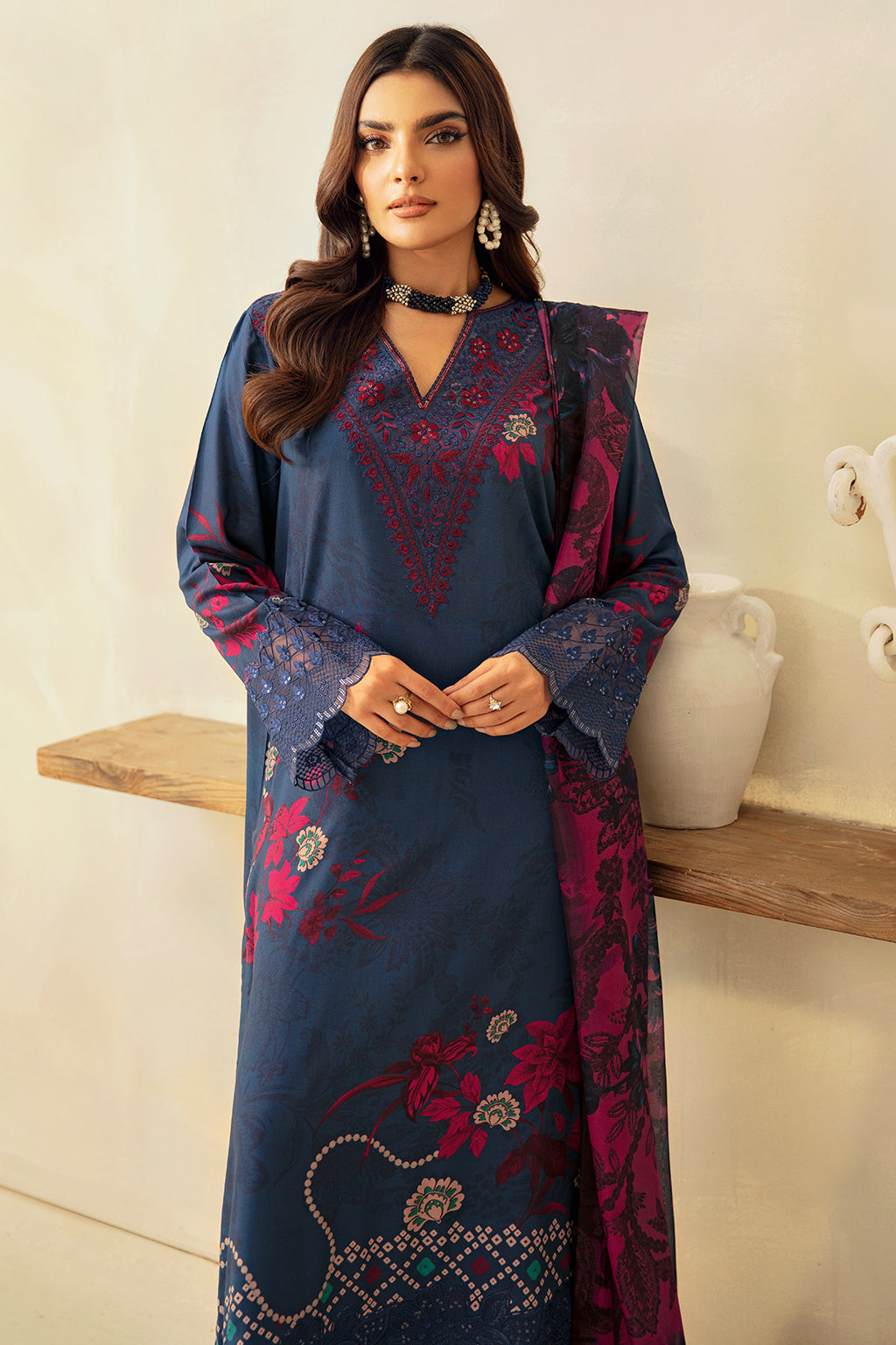 Ramsha | Riwaj Viscose | J-406 - Official Ramsha stockist in UK - Sakeena London
