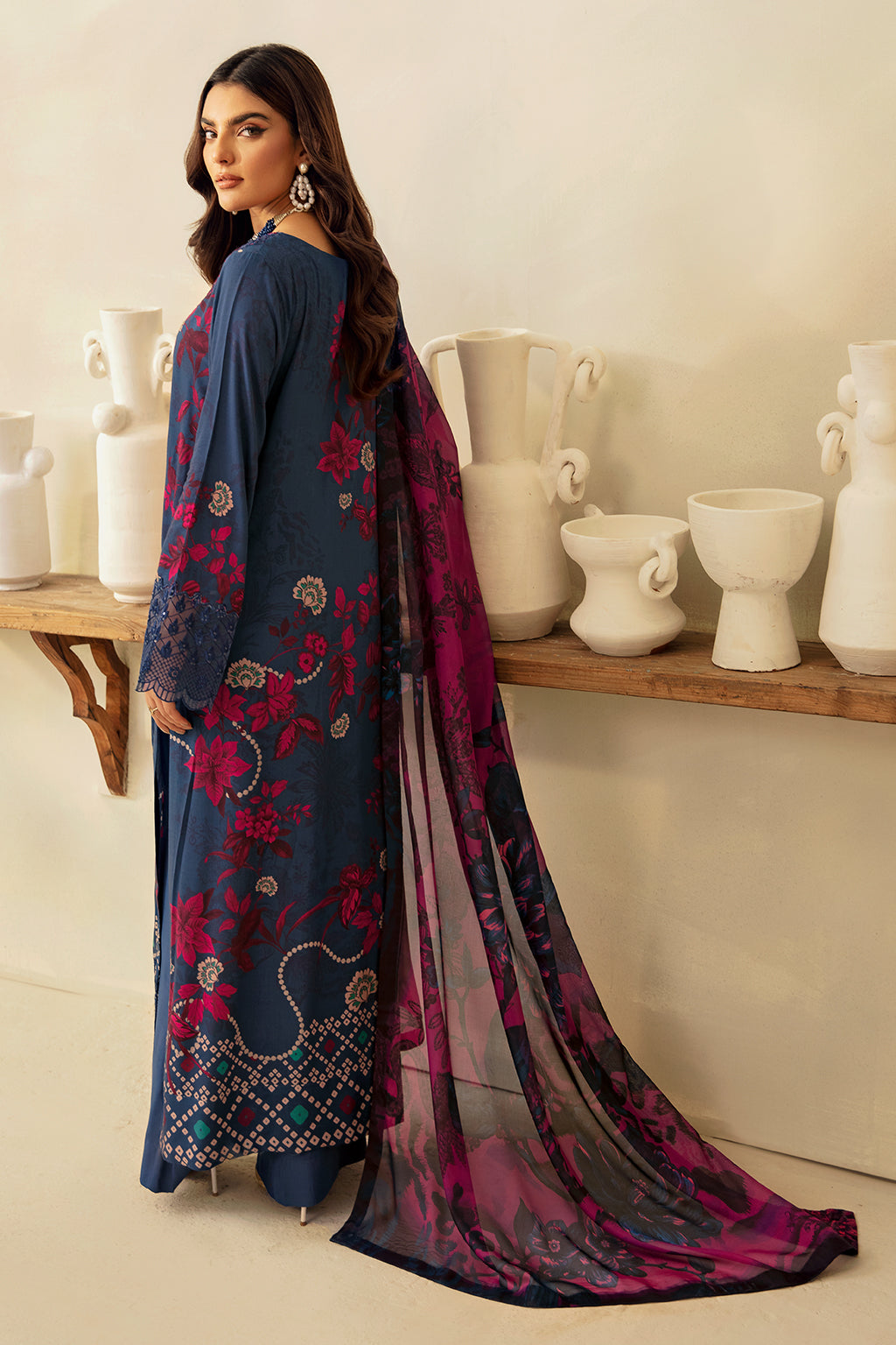 Ramsha | Riwaj Viscose | J-406 - Official Ramsha stockist in UK - Sakeena London