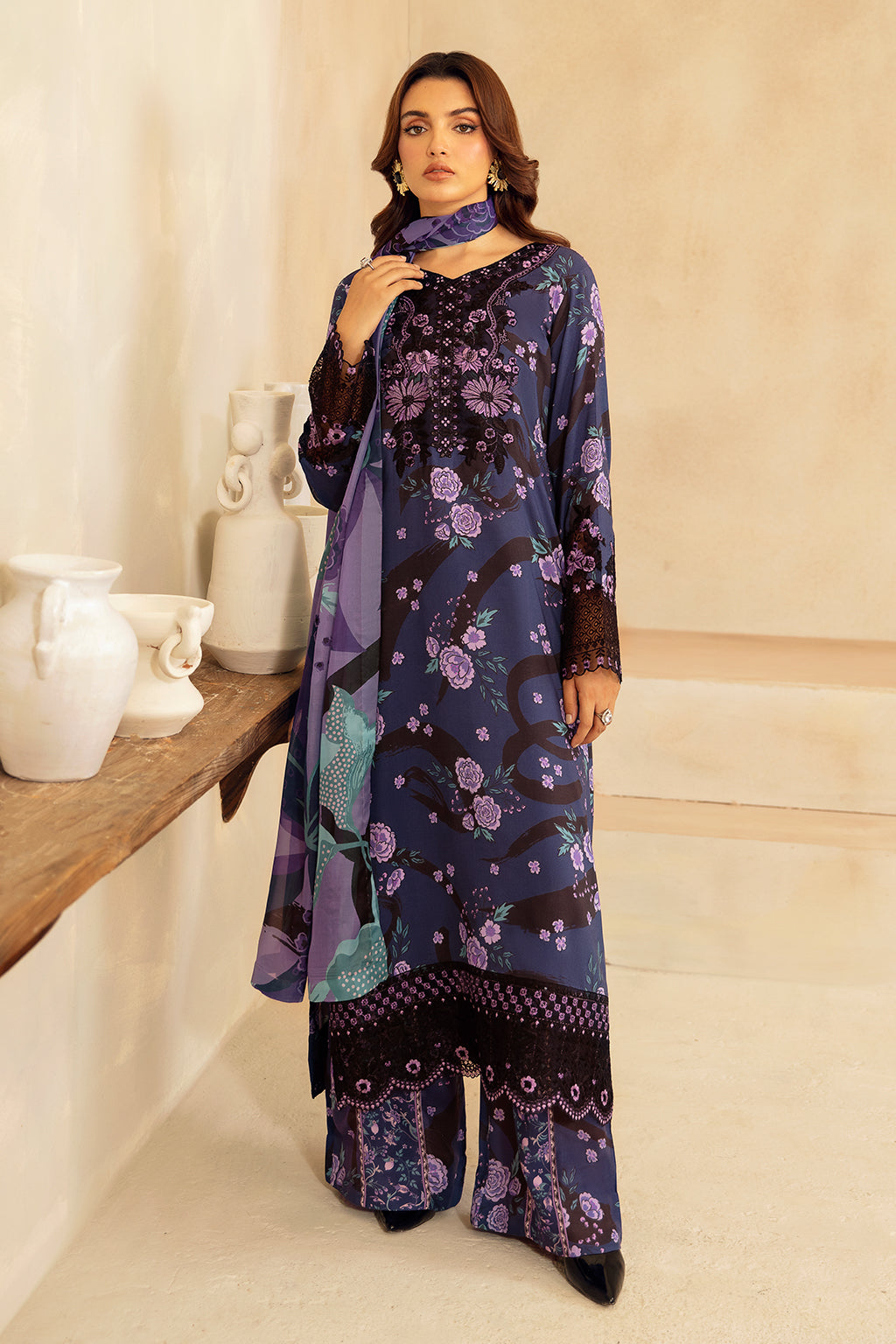Ramsha | Riwaj Viscose | J-405 - Official Ramsha stockist in UK - Sakeena London