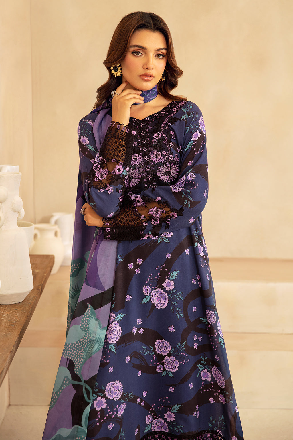 Ramsha | Riwaj Viscose | J-405 - Official Ramsha stockist in UK - Sakeena London