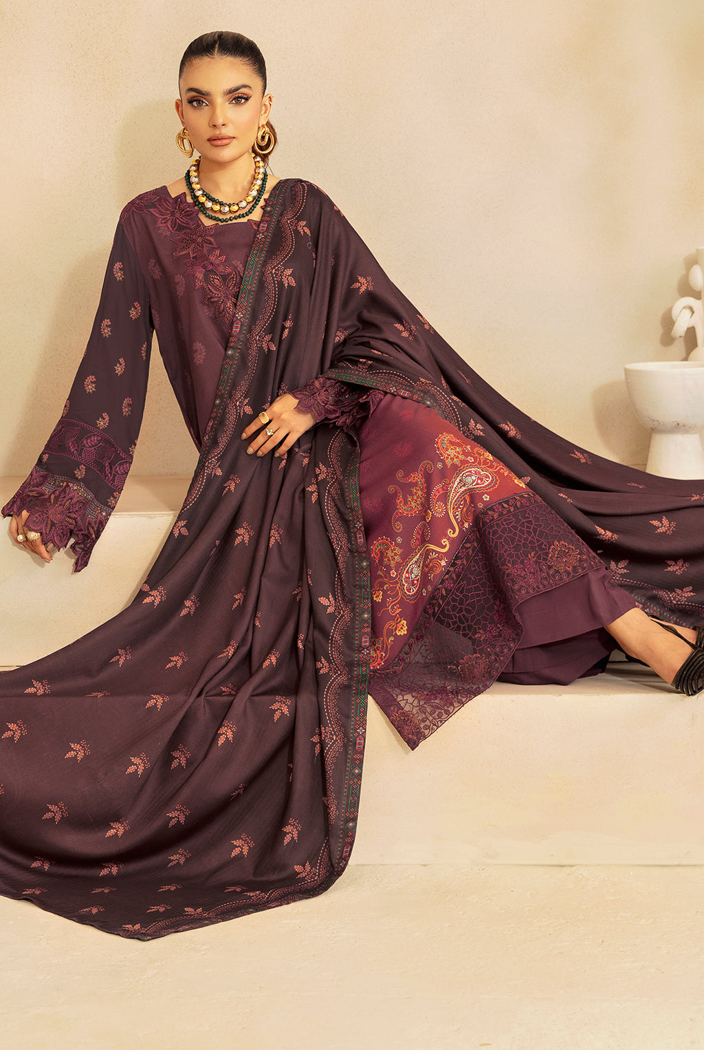 Ramsha | Riwaj Viscose | J-408 - Official Ramsha stockist in UK - Sakeena London
