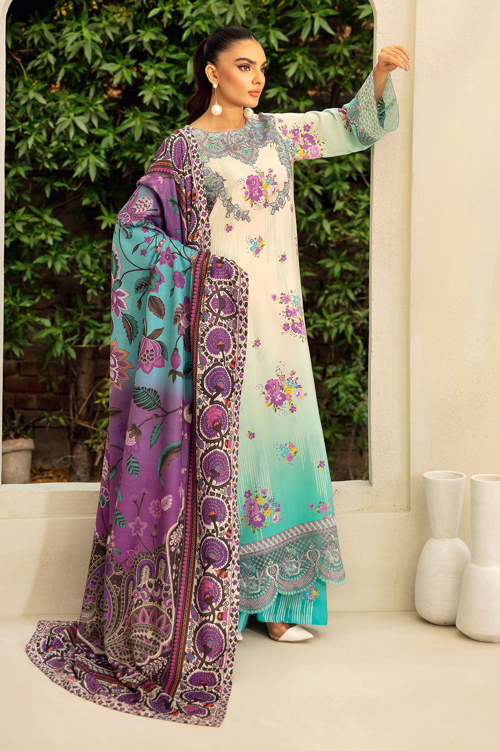 Ramsha | Riwaj Viscose | J-404 - Official Ramsha stockist in UK - Sakeena London