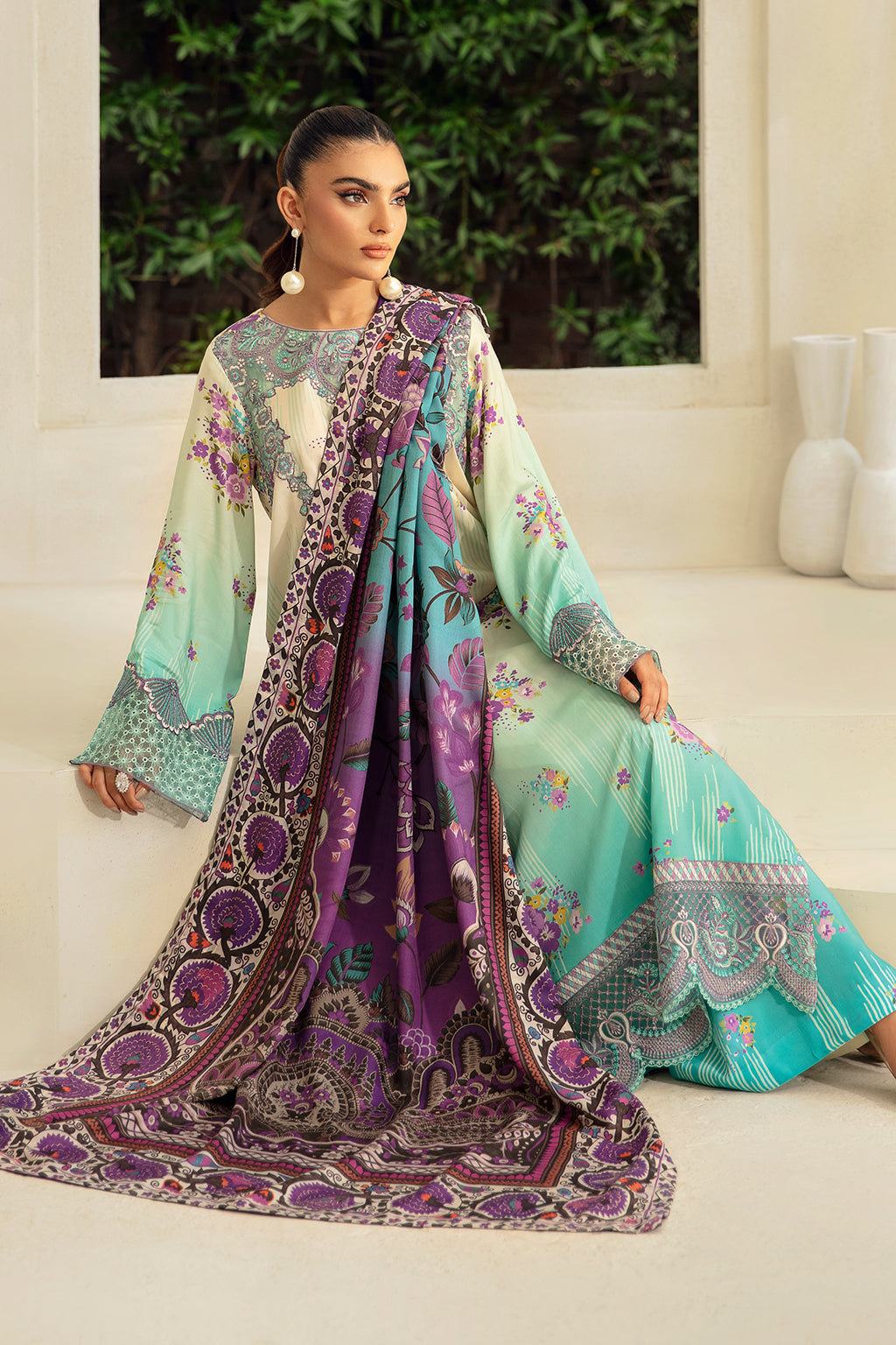 Ramsha | Riwaj Viscose | J-404 - Official Ramsha stockist in UK - Sakeena London