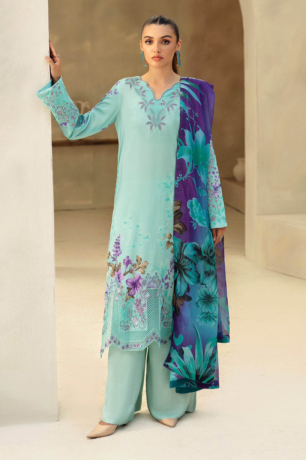 Ramsha | Riwaj Viscose | J-409 - Official Ramsha stockist in UK - Sakeena London
