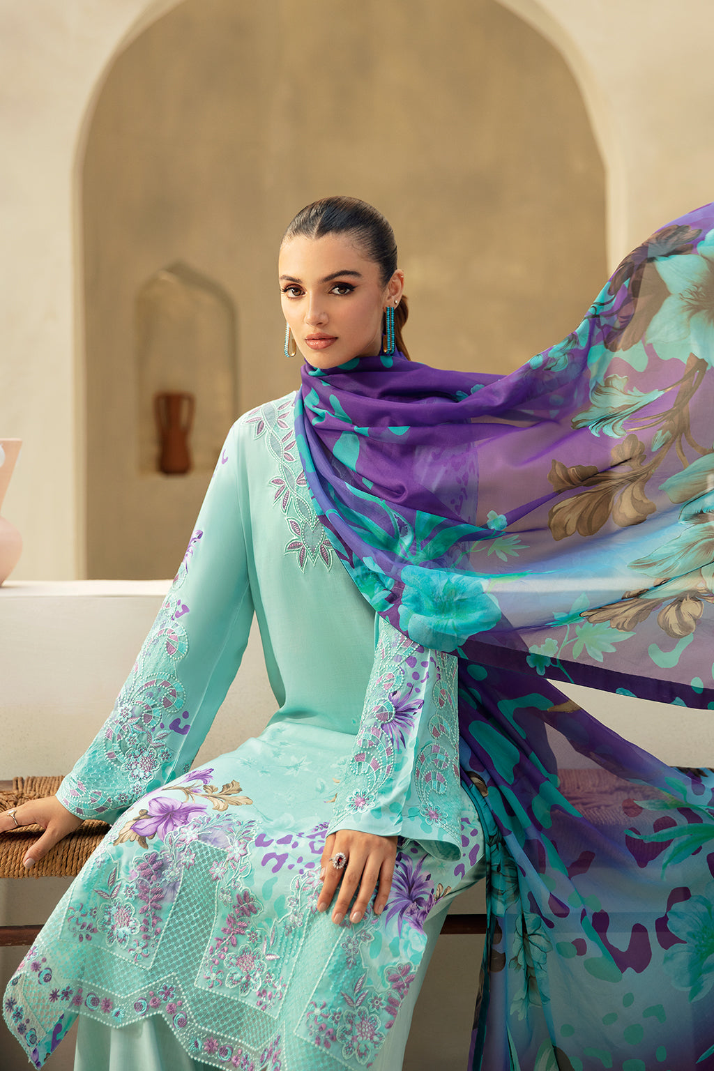 Ramsha | Riwaj Viscose | J-409 - Official Ramsha stockist in UK - Sakeena London