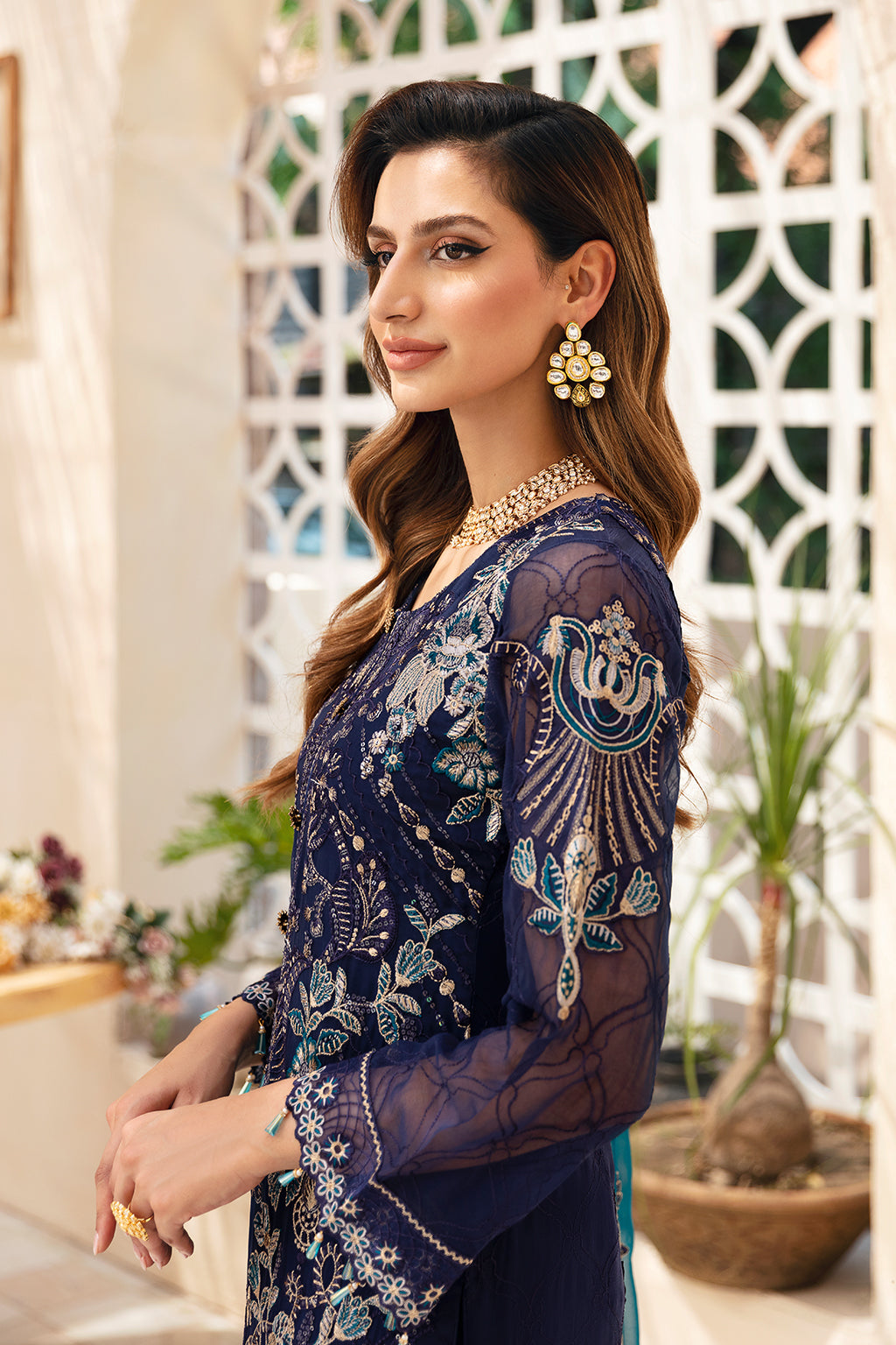Ramsha | Chevron Chiffon Collection | A-903 - Official Ramsha stockist in UK - Sakeena London