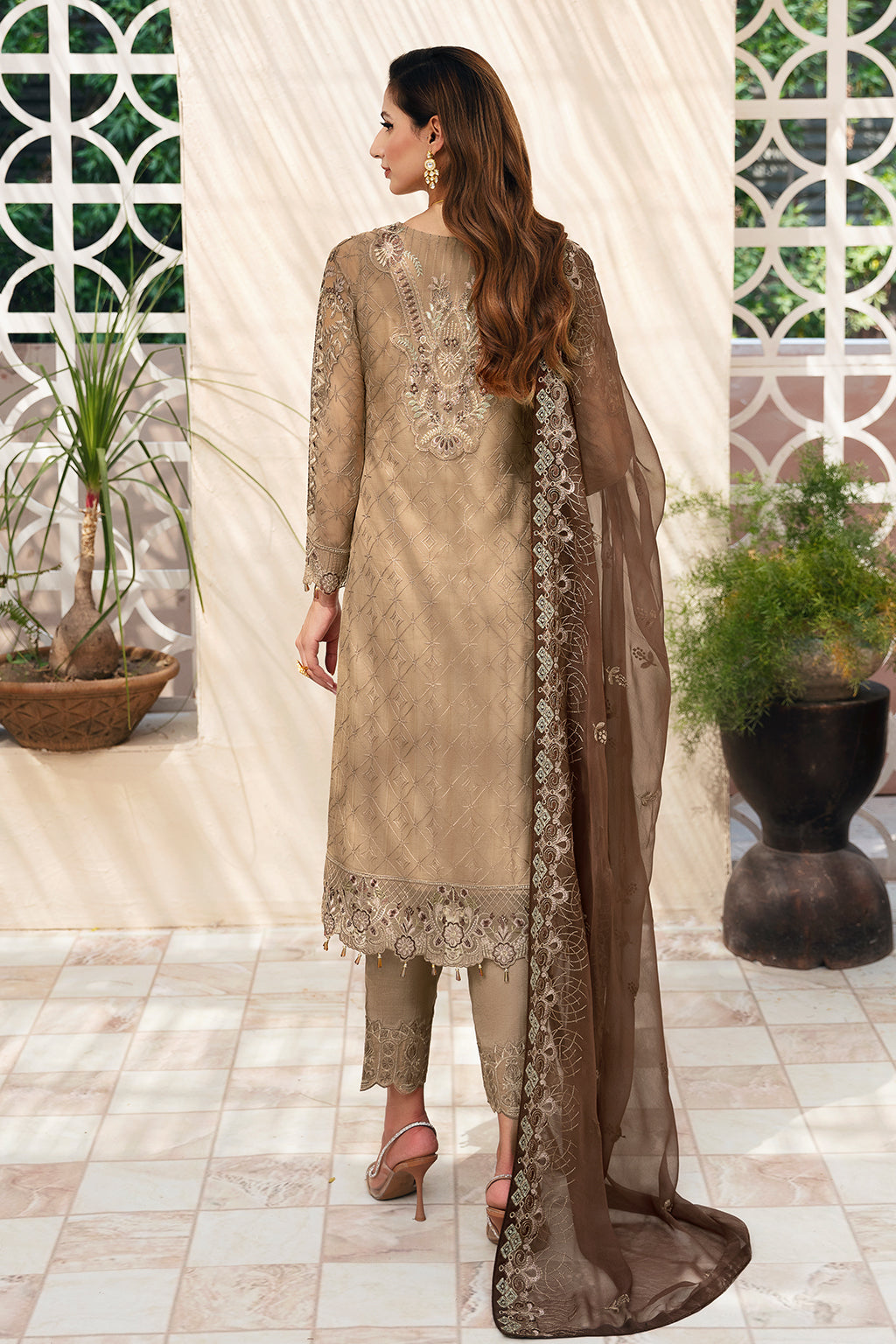 Ramsha | Chevron Chiffon Collection |A-904 - Official Ramsha stockist in UK - Sakeena London