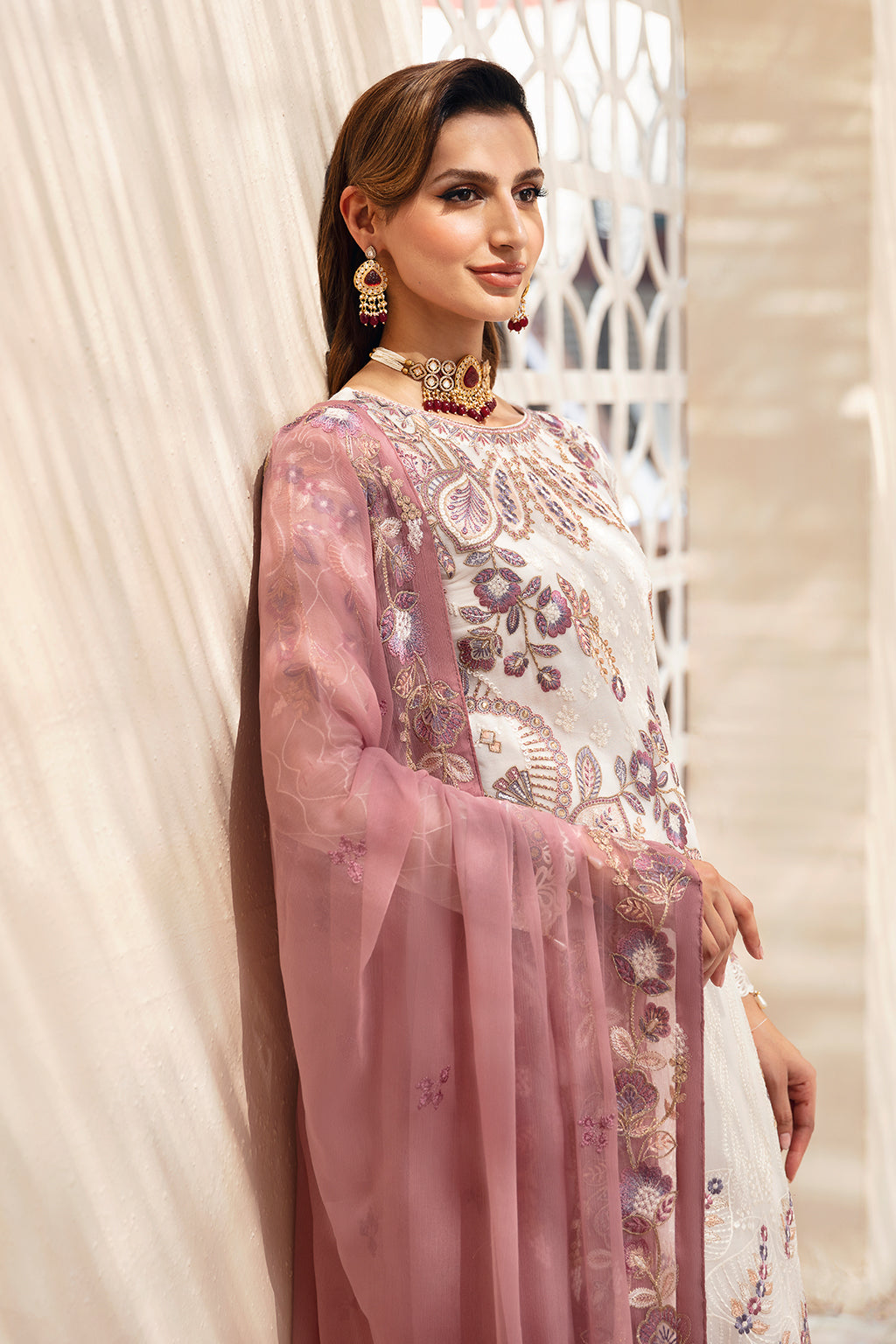 Ramsha | Chevron Chiffon Collection | A-902 - Official Ramsha stockist in UK - Sakeena London