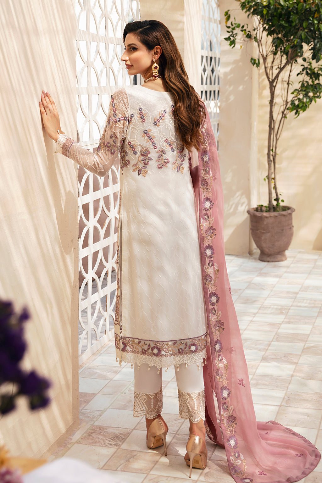 Ramsha | Chevron Chiffon Collection | A-902 - Official Ramsha stockist in UK - Sakeena London