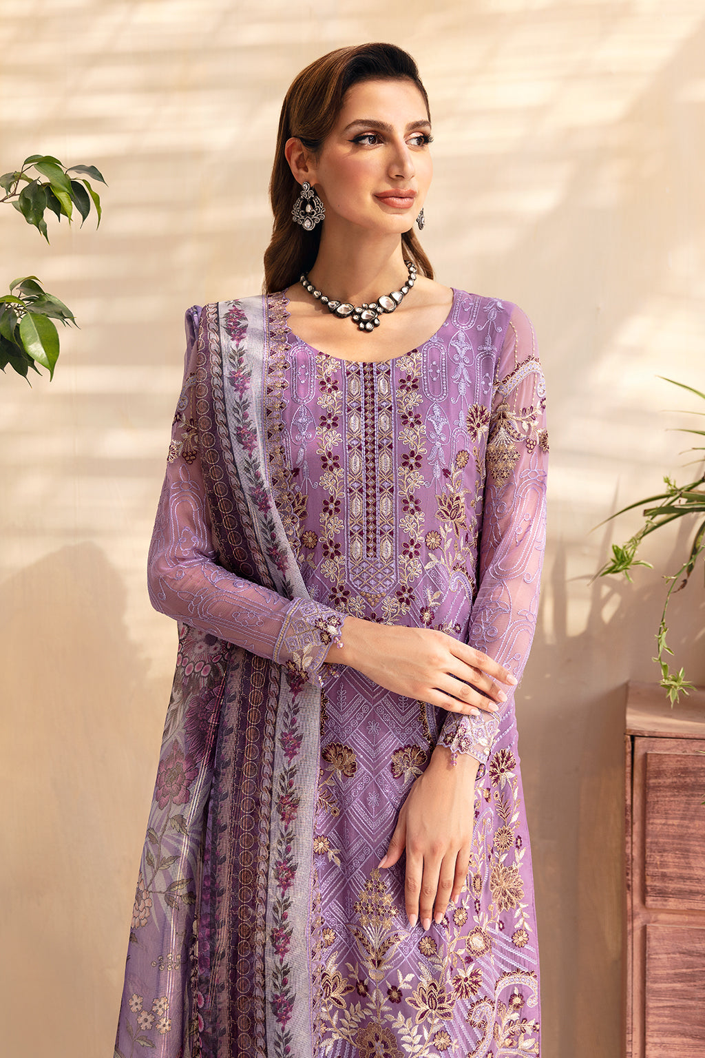 Ramsha | Chevron Chiffon Collection | A-906 - Official Ramsha stockist in UK - Sakeena London
