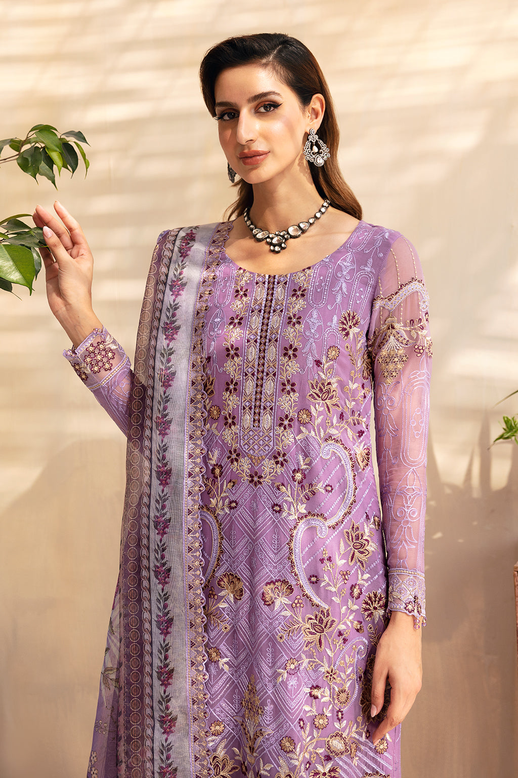 Ramsha | Chevron Chiffon Collection | A-906 - Official Ramsha stockist in UK - Sakeena London