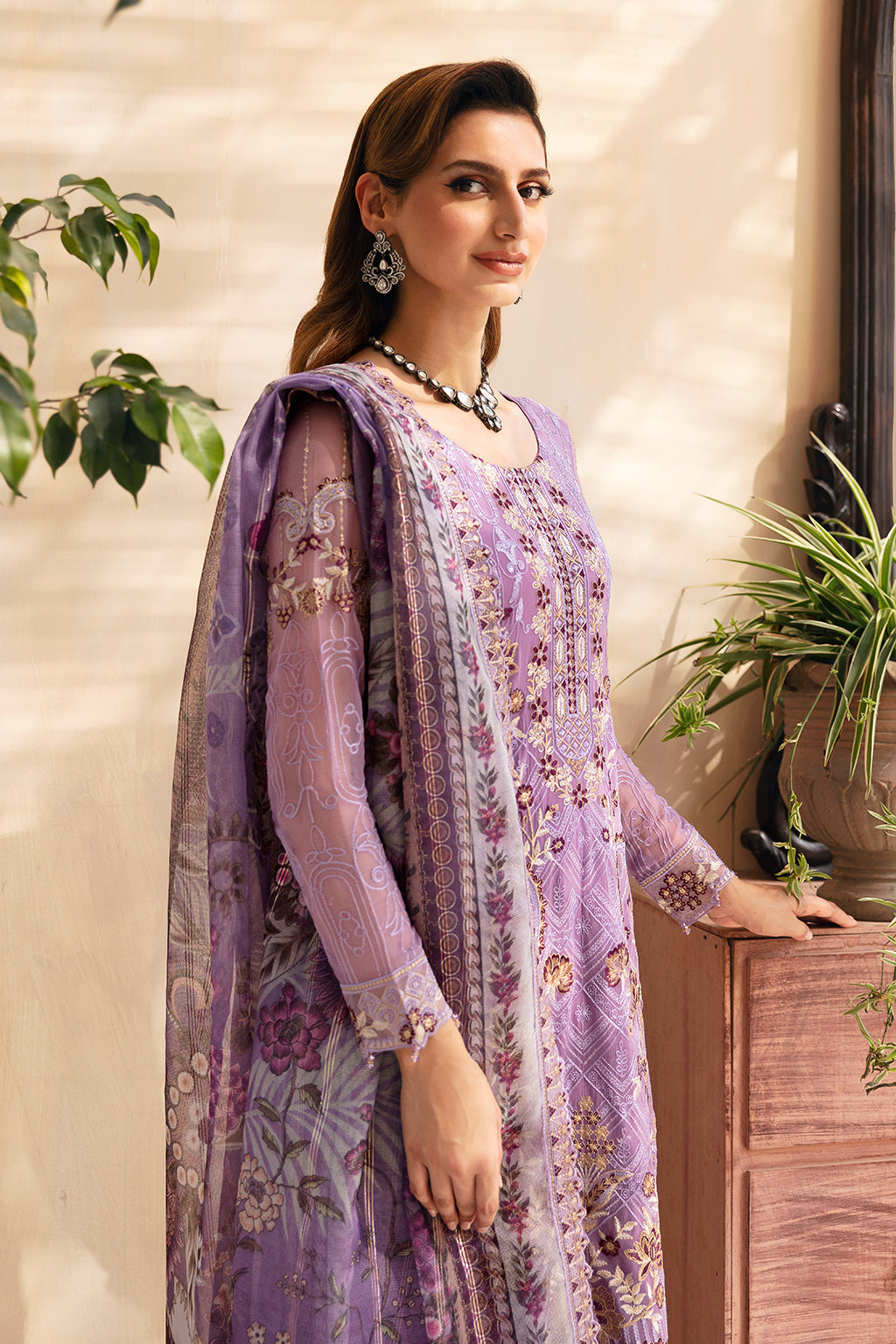 Ramsha | Chevron Chiffon Collection | A-906 - Official Ramsha stockist in UK - Sakeena London