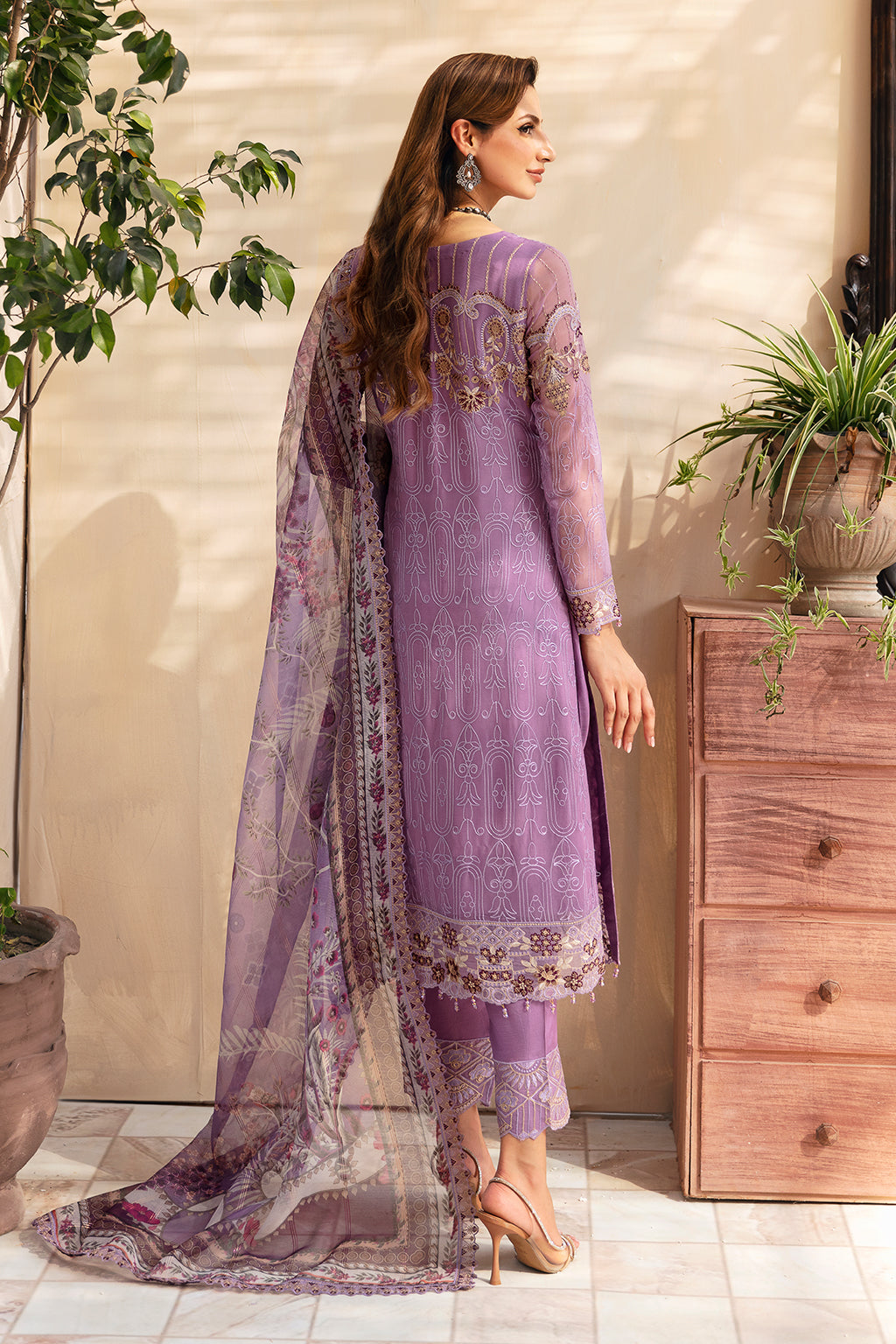 Ramsha | Chevron Chiffon Collection | A-906 - Official Ramsha stockist in UK - Sakeena London