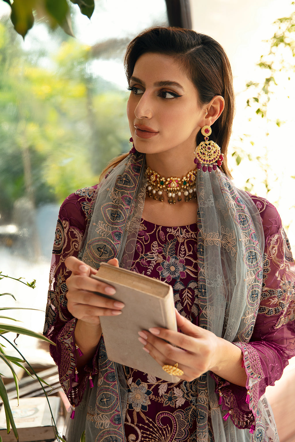 Ramsha | Chevron Chiffon Collection | A-911 - Official Ramsha stockist in UK - Sakeena London