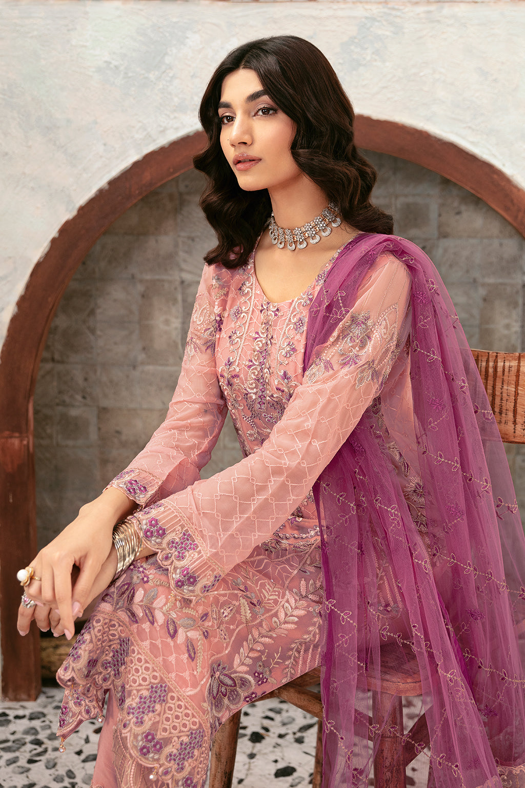 Ramsha | Rangoon Chiffon Collection 24 | D-1201 - Official Ramsha stockist in UK - Sakeena London