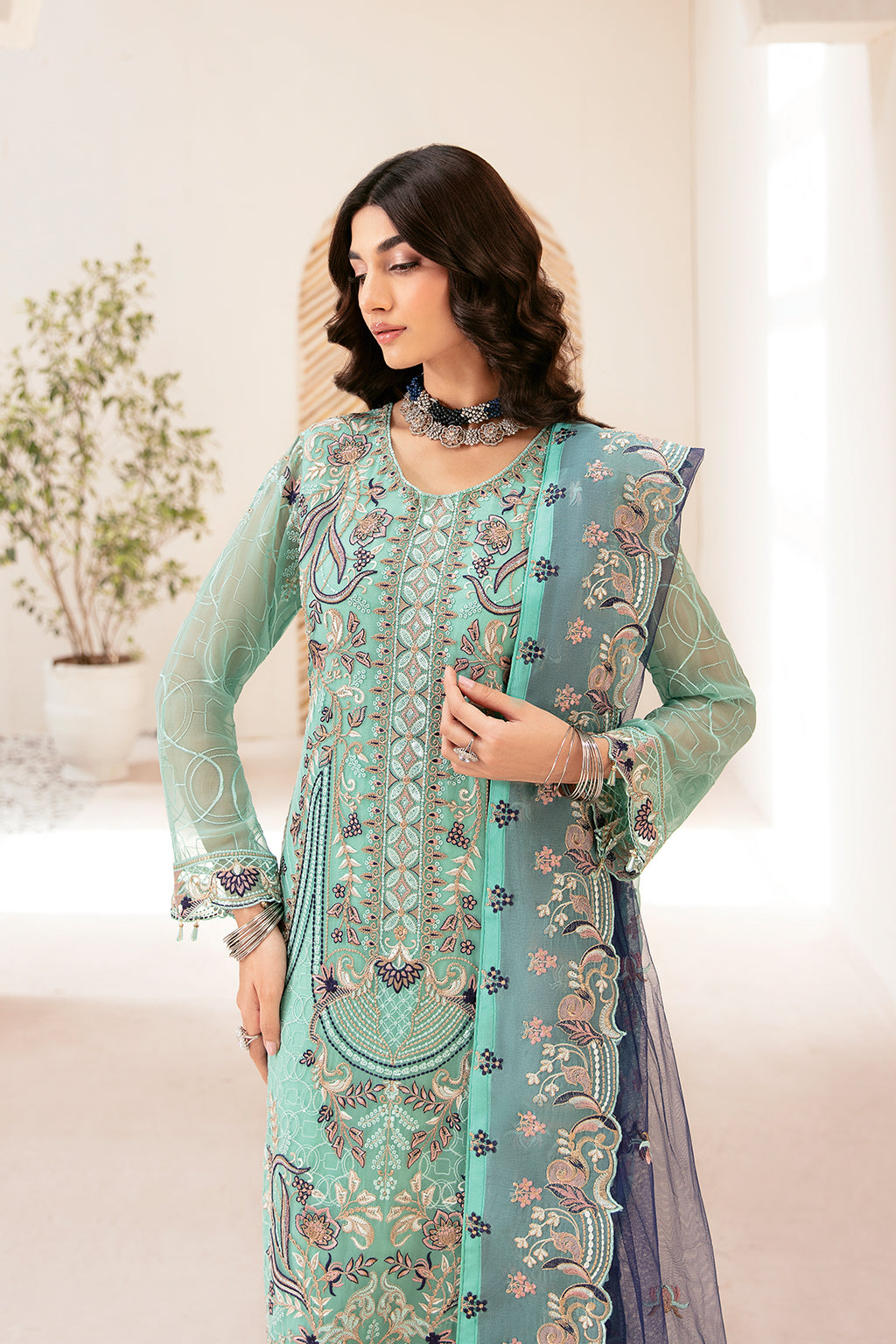 Ramsha | Rangoon Chiffon Collection 24 | D-1207 - Official Ramsha stockist in UK - Sakeena London