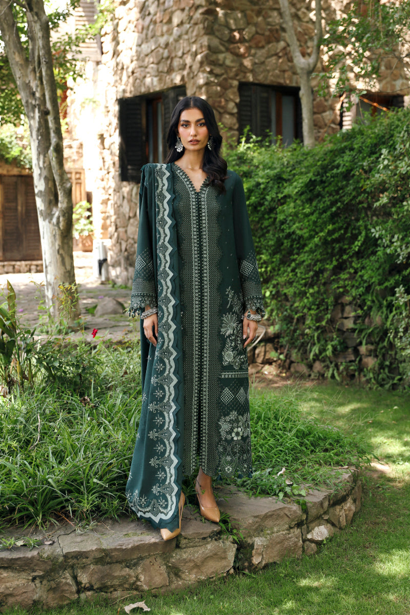 Qalamkar | Qlinekari Linen Collection | LM-05 AILIS - Official Qalamkar stockist in UK - Sakeena London