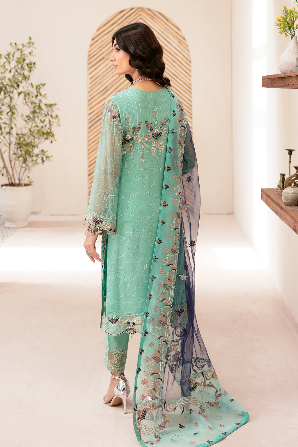 Ramsha | Rangoon Chiffon Collection 24 | D-1207 - Official Ramsha stockist in UK - Sakeena London