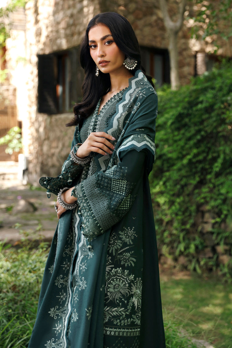 Qalamkar | Qlinekari Linen Collection | LM-05 AILIS - Official Qalamkar stockist in UK - Sakeena London