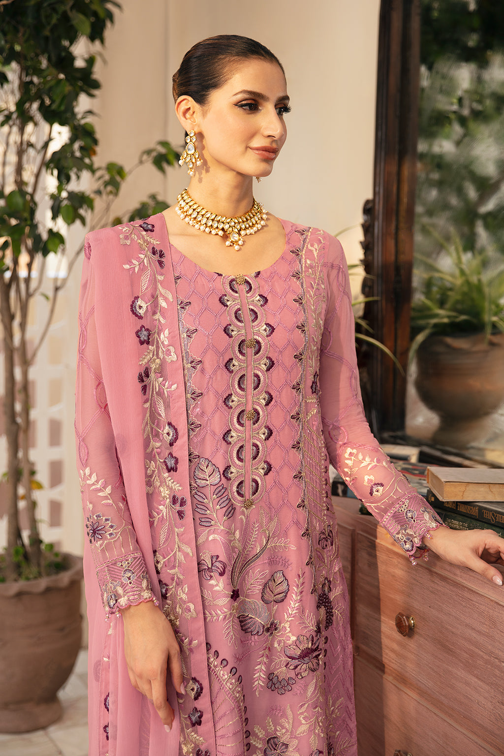 Ramsha | Chevron Chiffon Collection | A-909 - Official Ramsha stockist in UK - Sakeena London