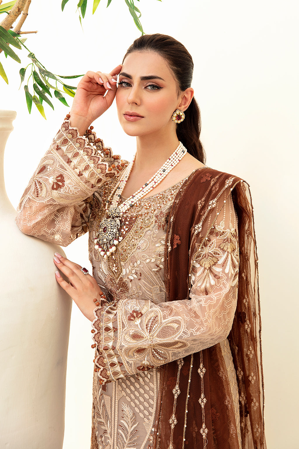 Ramsha | Minhal Organza Collection | M-904 - Official Ramsha stockist in UK - Sakeena London