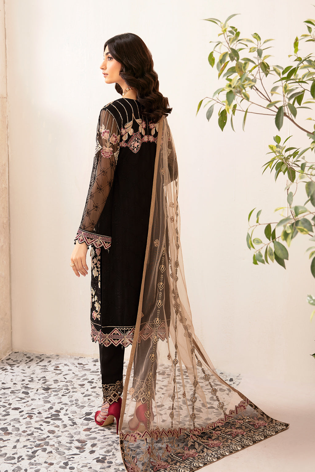 Ramsha | Rangoon Chiffon Collection 24 | D-1204 - Official Ramsha stockist in UK - Sakeena London