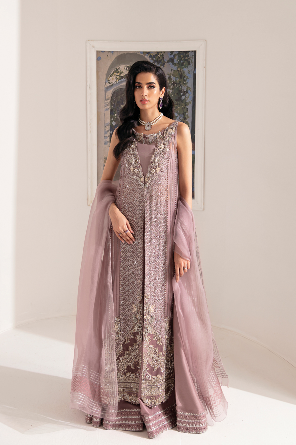 Ayesha and Usman | Aura Luxury Pret | PERIWINKLE - Official Ayesha and Usman stockist in UK - Sakeena London