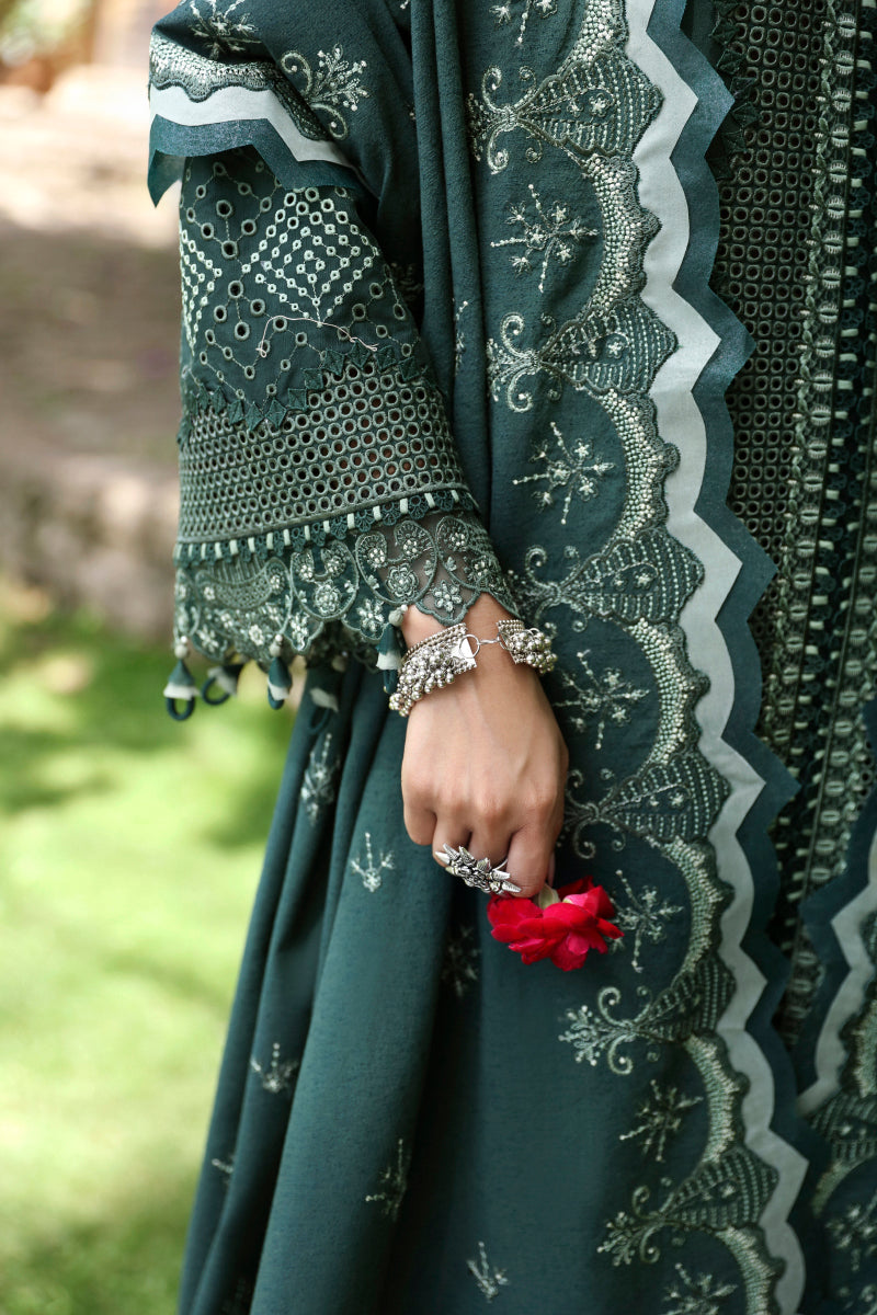 Qalamkar | Qlinekari Linen Collection | LM-05 AILIS - Official Qalamkar stockist in UK - Sakeena London