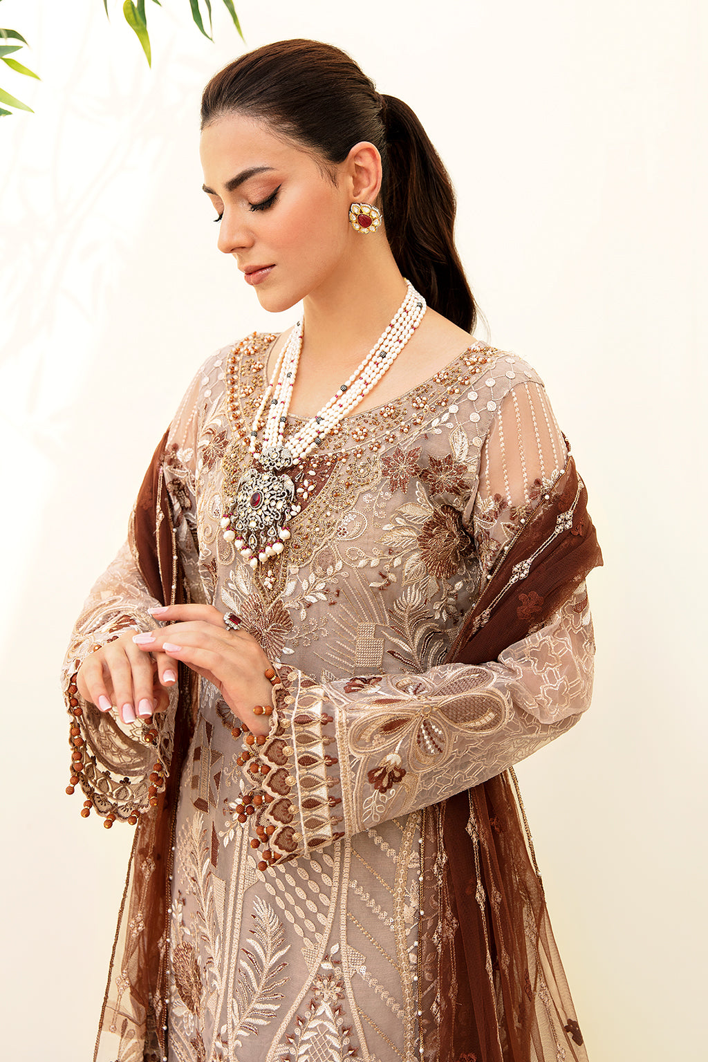 Ramsha | Minhal Organza Collection | M-904 - Official Ramsha stockist in UK - Sakeena London