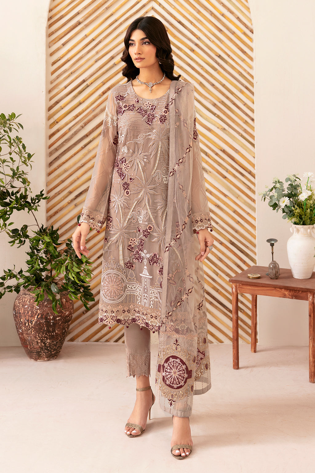 Ramsha | Rangoon Chiffon Collection 24 | D-1206 - Official Ramsha stockist in UK - Sakeena London