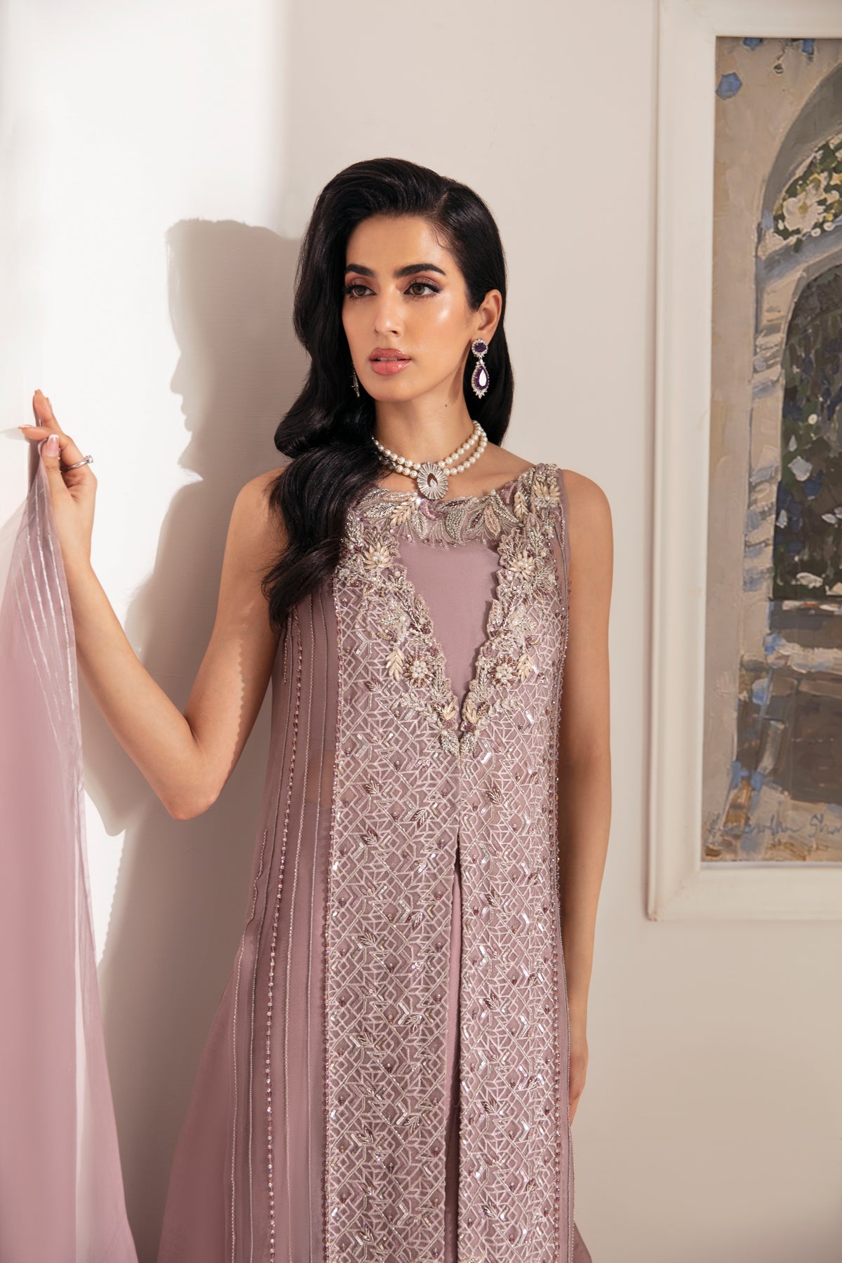 Ayesha and Usman | Aura Luxury Pret | PERIWINKLE - Official Ayesha and Usman stockist in UK - Sakeena London