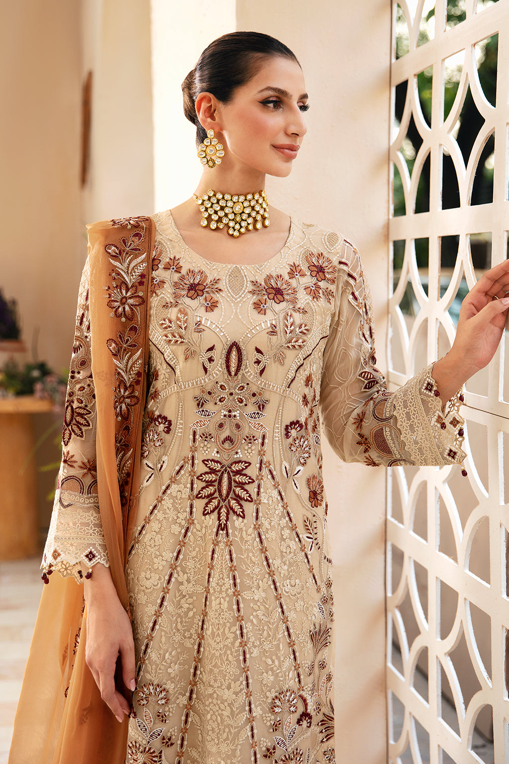 Ramsha | Chevron Chiffon Collection | A-912 - Official Ramsha stockist in UK - Sakeena London