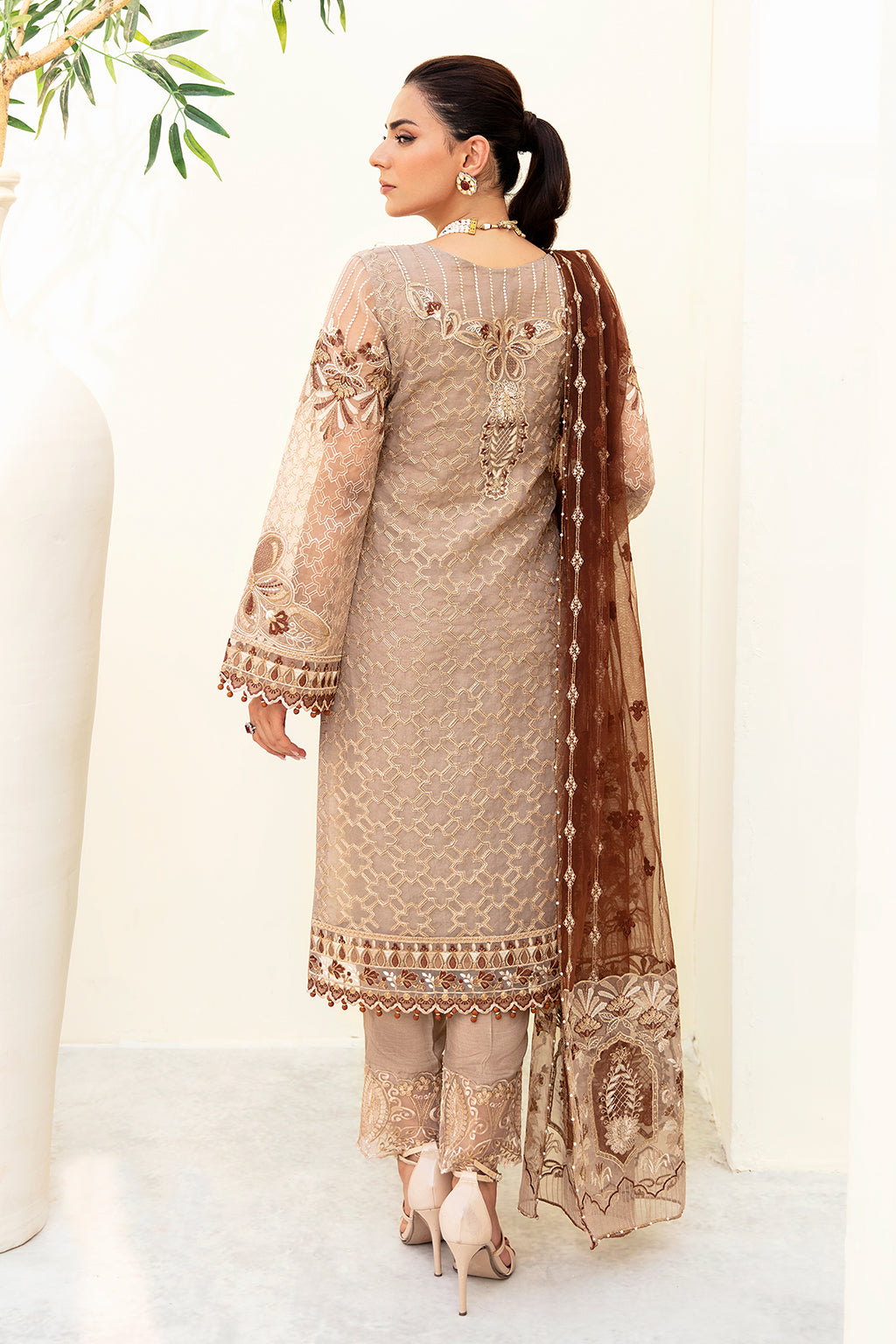 Ramsha | Minhal Organza Collection | M-904 - Official Ramsha stockist in UK - Sakeena London