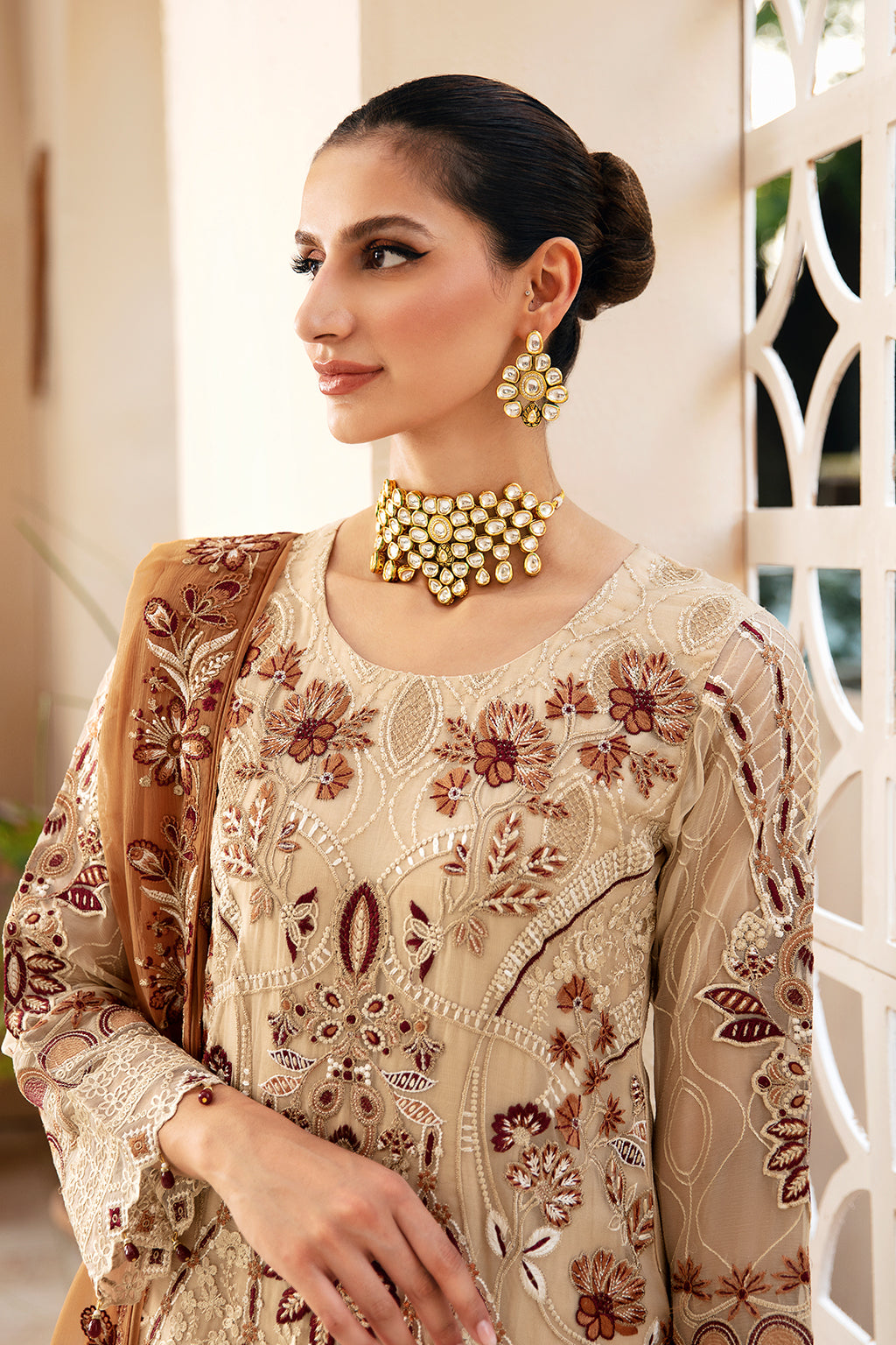 Ramsha | Chevron Chiffon Collection | A-912 - Official Ramsha stockist in UK - Sakeena London