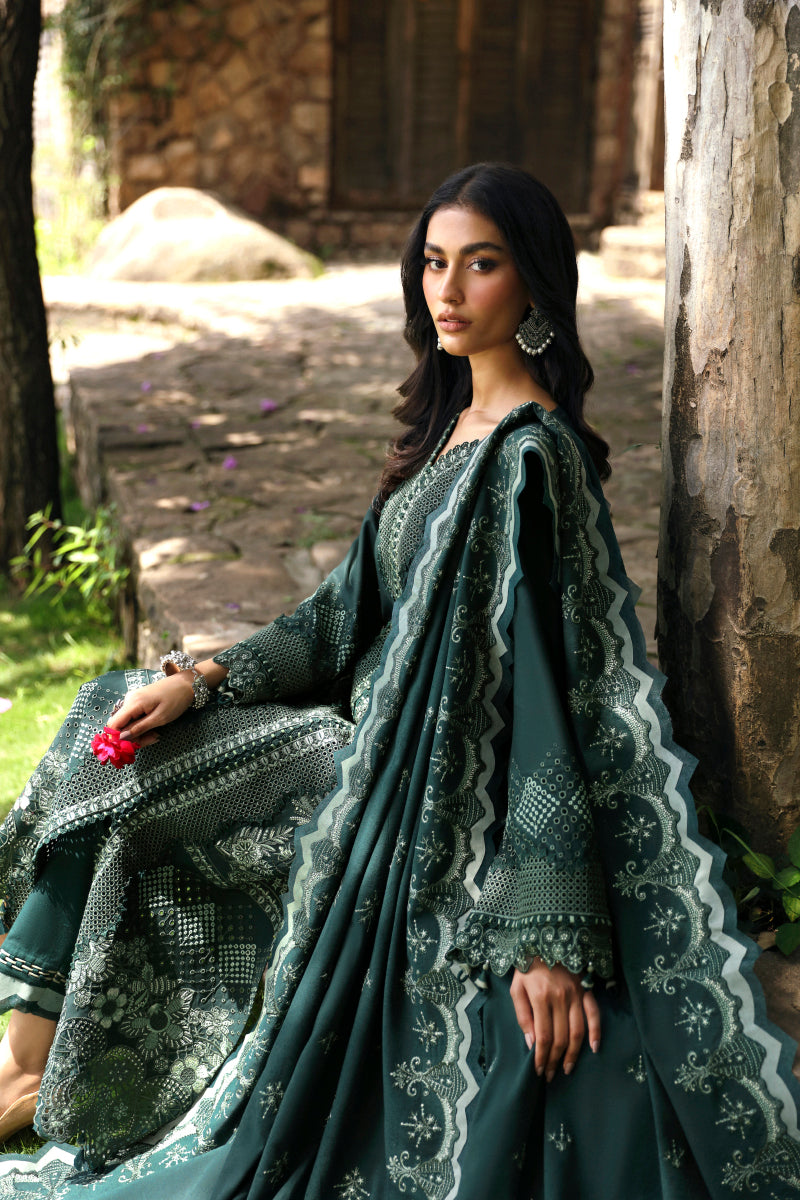 Qalamkar | Qlinekari Linen Collection | LM-05 AILIS - Official Qalamkar stockist in UK - Sakeena London
