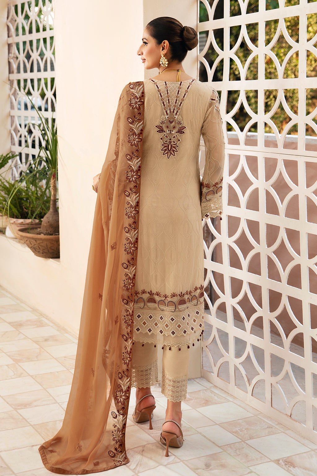 Ramsha | Chevron Chiffon Collection | A-912 - Official Ramsha stockist in UK - Sakeena London