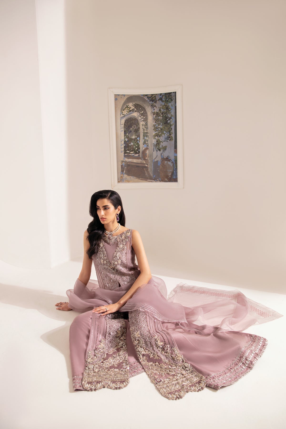 Ayesha and Usman | Aura Luxury Pret | PERIWINKLE - Official Ayesha and Usman stockist in UK - Sakeena London