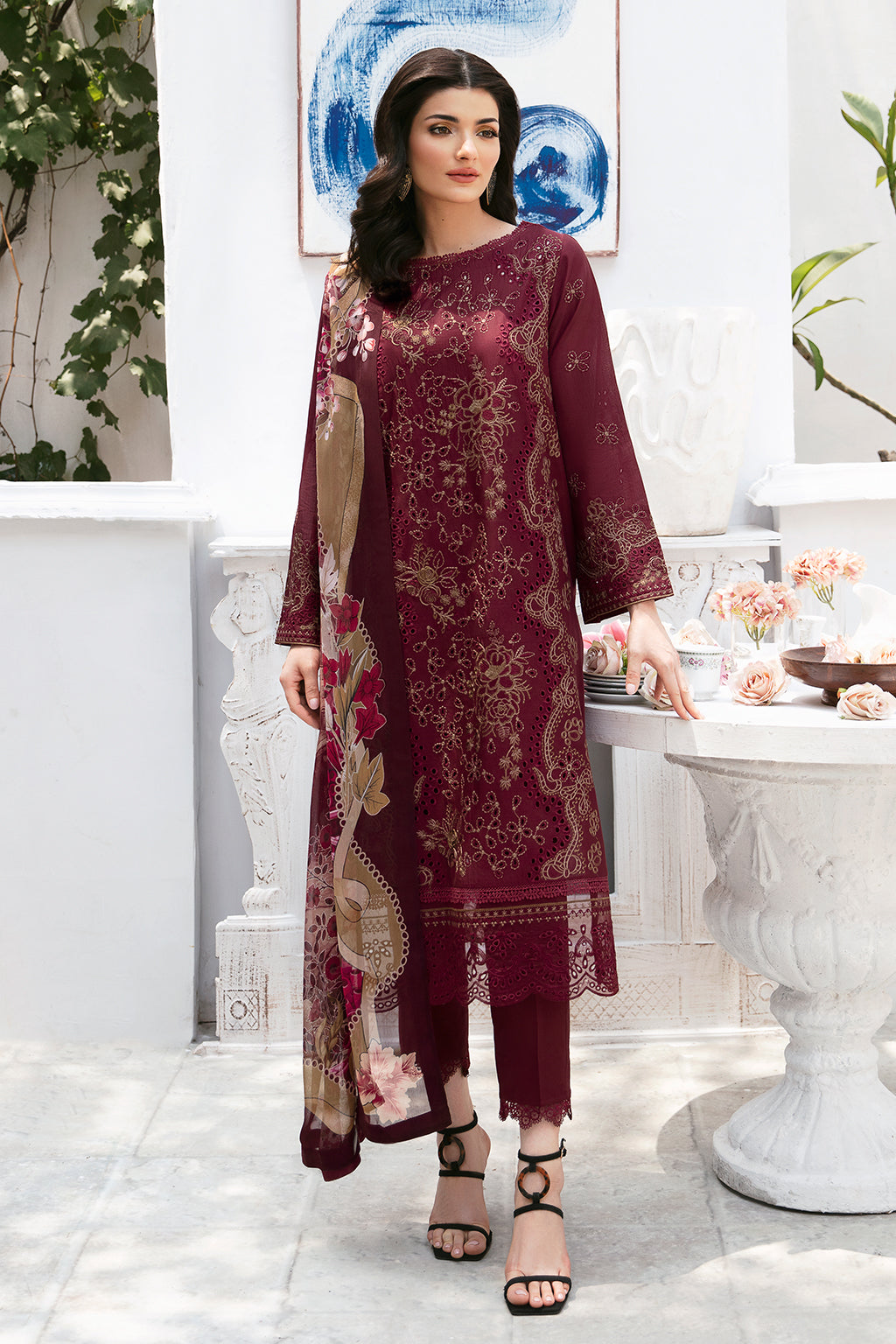 Ramsha | Andaaz Lawn Collection | Z-907 - Official Ramsha stockist in UK - Sakeena London