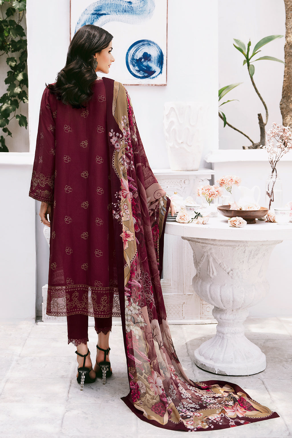 Ramsha | Andaaz Lawn Collection | Z-907 - Official Ramsha stockist in UK - Sakeena London