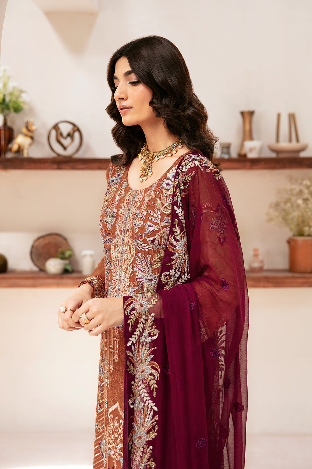 Ramsha | Rangoon Chiffon Collection 24 | D-1209 - Official Ramsha stockist in UK - Sakeena London