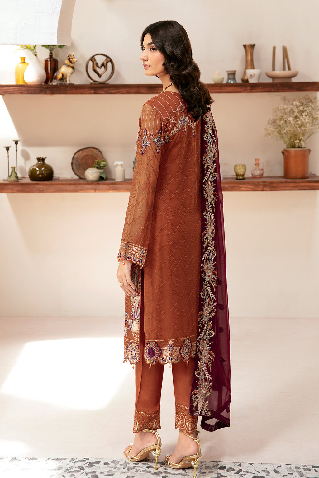 Ramsha | Rangoon Chiffon Collection 24 | D-1209 - Official Ramsha stockist in UK - Sakeena London