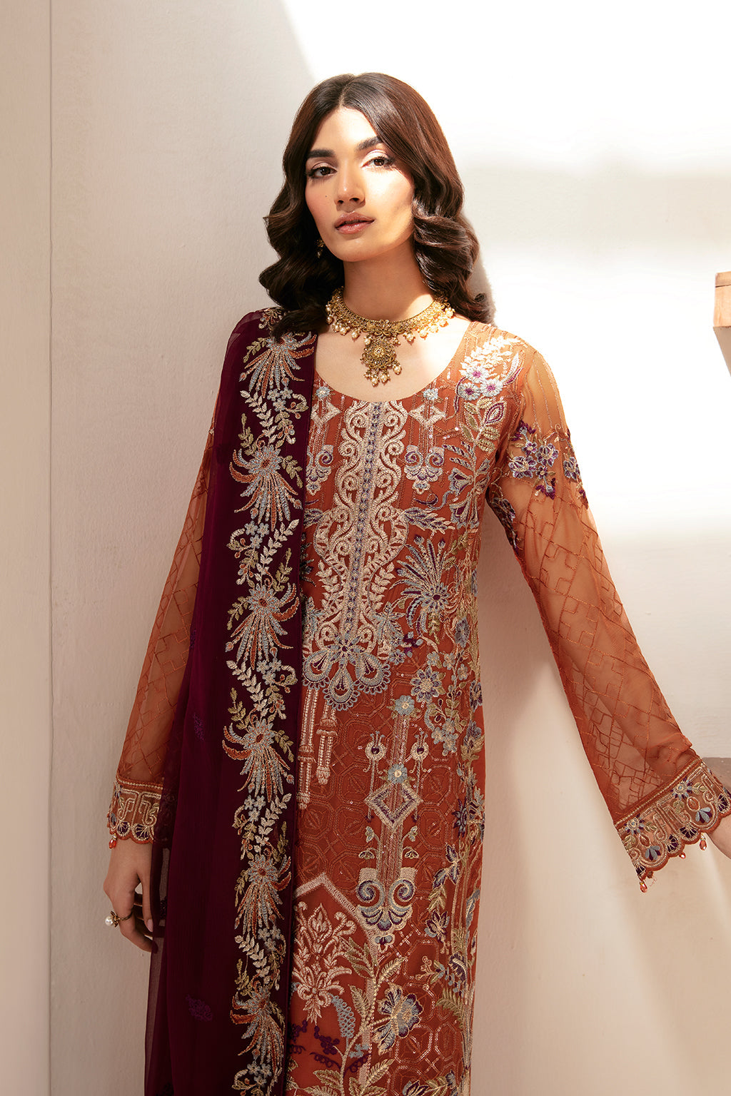 Ramsha | Rangoon Chiffon Collection 24 | D-1209 - Official Ramsha stockist in UK - Sakeena London